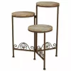 Summerfield Terrace Rustic Triple Planter Stand