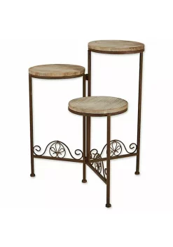 Summerfield Terrace Rustic Triple Planter Stand