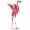Summerfield Terrace Flying Flamingo Metal Garden Decor Head Up - 27.5 inches