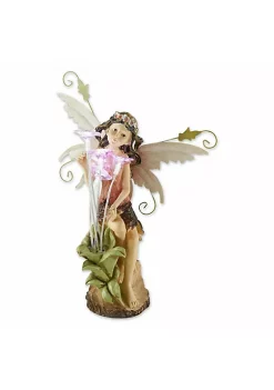 Summerfield Terrace Fairy with Flowers Solar Garden Light
