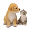 Summerfield Terrace Best Buddies Puppy and Kitten Garden Figurine