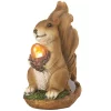 Summerfield Terrace Squirrel Solar Garden Statue